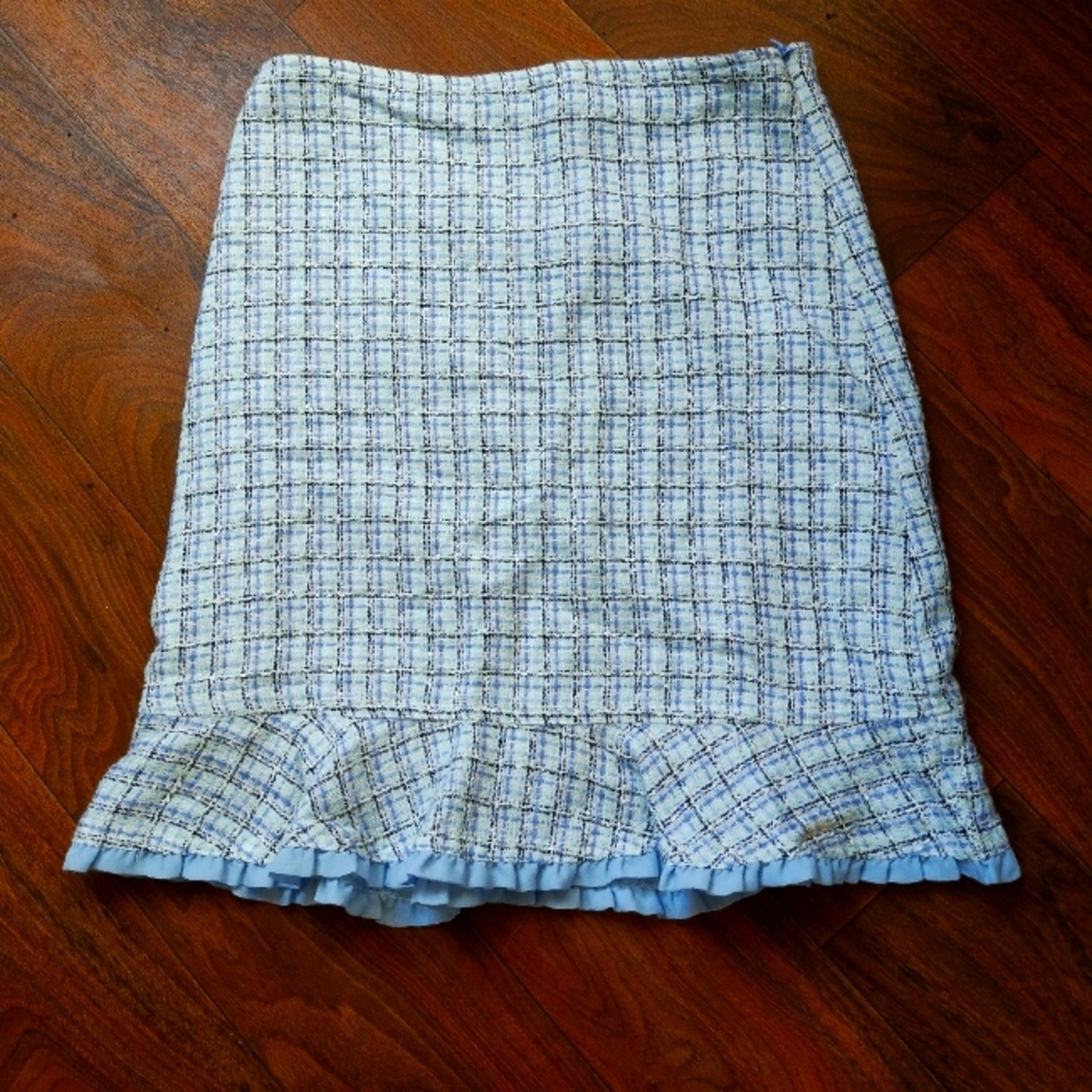 🎀 3/$20 Vintage Y2K 2000's Plaid Tweed Skirt- KC Parker Girls' Size 12